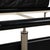 Modern Black and Silver Leather and Wood Bed from Möller Design For Sale - Image 3 of 15