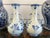 Pair Petite Vintage Delft Vases Blue & White Windmilll Hand Painted Bud Vases For Sale - Image 18 of 18