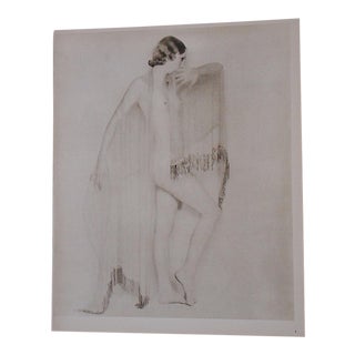 Vintage Art Deco Nude Photogravure For Sale