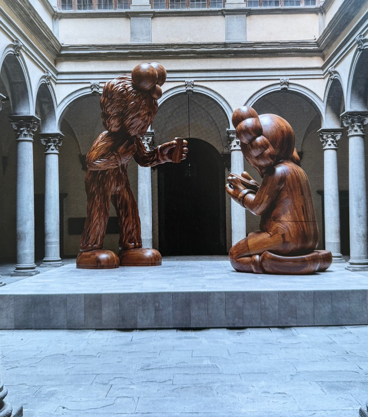 Kaws the Message, Exhibition Museum Poster, Photo Ela Bialkowska