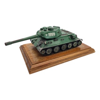 T34 Tank Model in Metal, 1959 For Sale