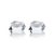 Light up the room with contemporary style with this tealight candle holder set, featuring a sleek clear faceted design we...
