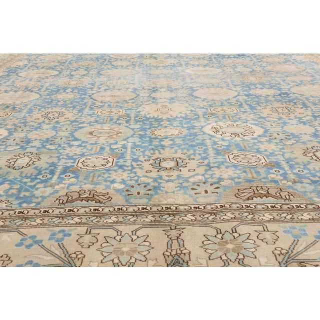 Early 20th Century Antique Persian Tabriz Rug, 09'06 X 12'04 For Sale - Image 5 of 10