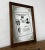 Vintage Pub Advertising Mirror, Sign, picture, Alexander Duckham and Co Ltd, Motor Oils Price List 1912. Duckham oils is...