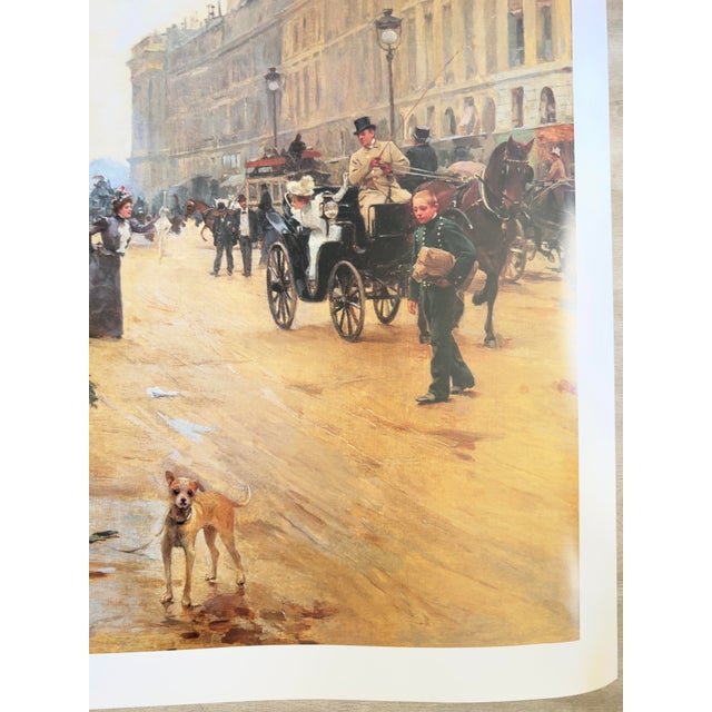 1990s “Rue Royale” Louis Marie De Schryver Fine Art Print Litho Rosenstiel’s Holland 48”x 34” For Sale - Image 4 of 10