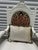 Wood Late 20th Century Caspani Tino Group Italian Carved Accent Armchair With Pillow For Sale - Image 7 of 14