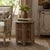 Late 20th Century Hand-Carved Moroccan Accent Table For Sale - Image 5 of 5