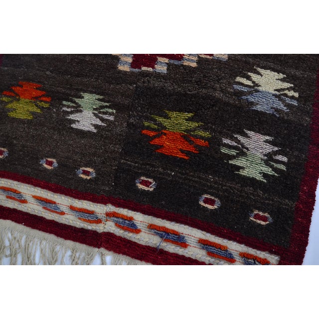 Antique Vintage Turkish Rug For Sale - Image 10 of 10