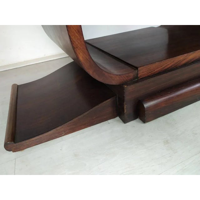 Art Deco Walnut Cradle Table For Sale - Image 16 of 18