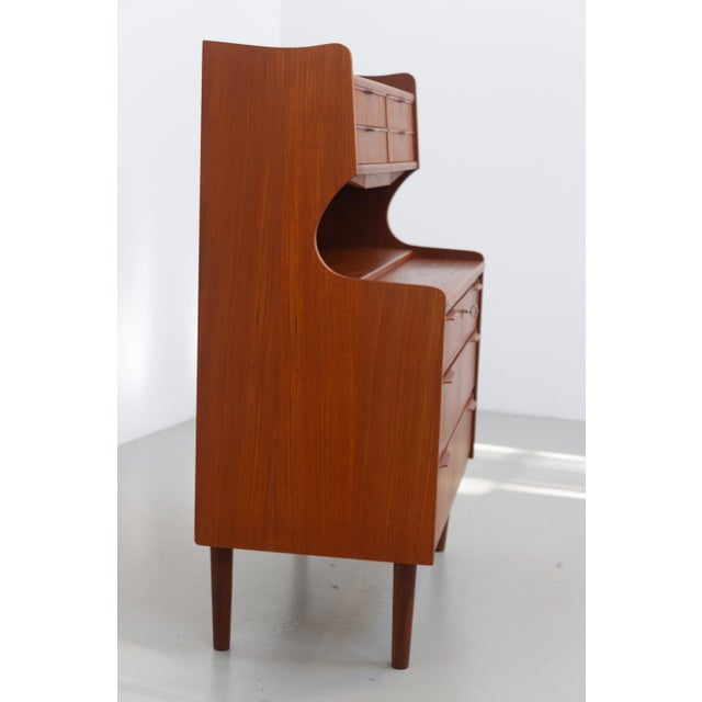 Wood Mid-Century Danish Teak Vanity Dresser, 1960s For Sale - Image 7 of 18
