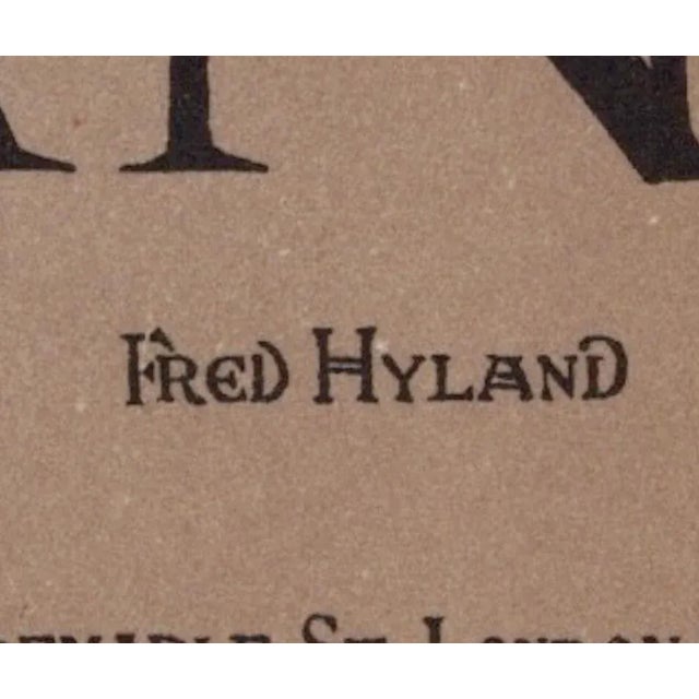 Fred Hyland, The Martian from Les Maîtres de L'Affiche, 1898, Original Lithograph For Sale - Image 9 of 13