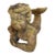 Vintage Terracotta Mermaid Statue | Hand-Sculpted Figurative Art With Natural Patina For Sale