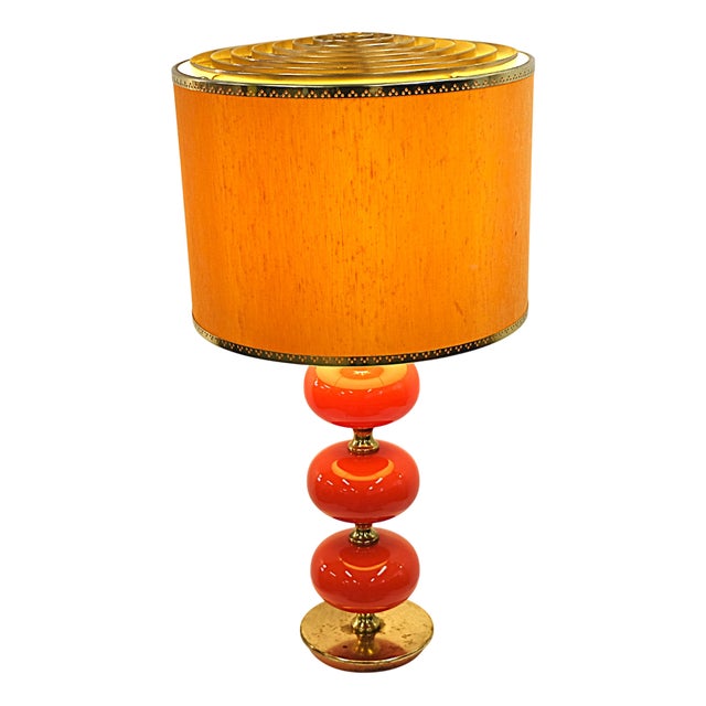 Large Vintage Table Lamp from Stilarmatur Tranås, Sweden, 1950s For Sale
