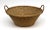Vintage Hand Woven Fruit Flower Wicker Basket For Sale - Image 13 of 13