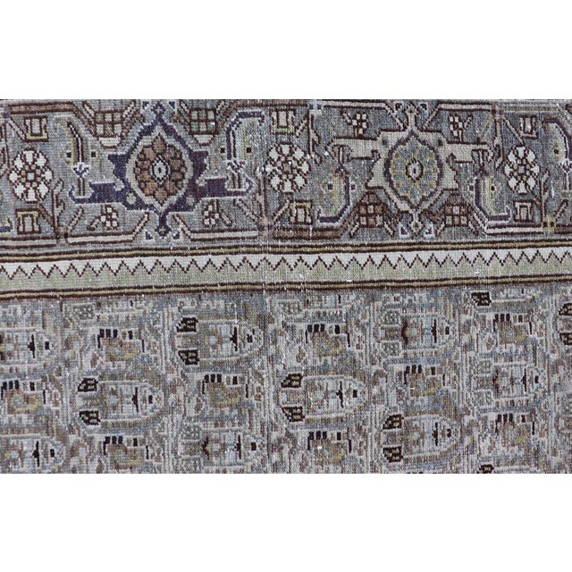 Antique Persian Malayer Rug With Intricate Geometric Patterns 4'1 X 7'2 For Sale In Atlanta - Image 6 of 11