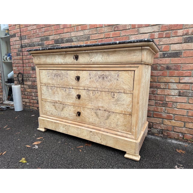 French 19th Century Bleached Louis Philippe Chest of Drawers For Sale - Image 3 of 14