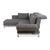 Moule Fabric Corner Sofa in Grey with Manual Function and Left Chaise Lounge from Brühl For Sale - Image 16 of 18