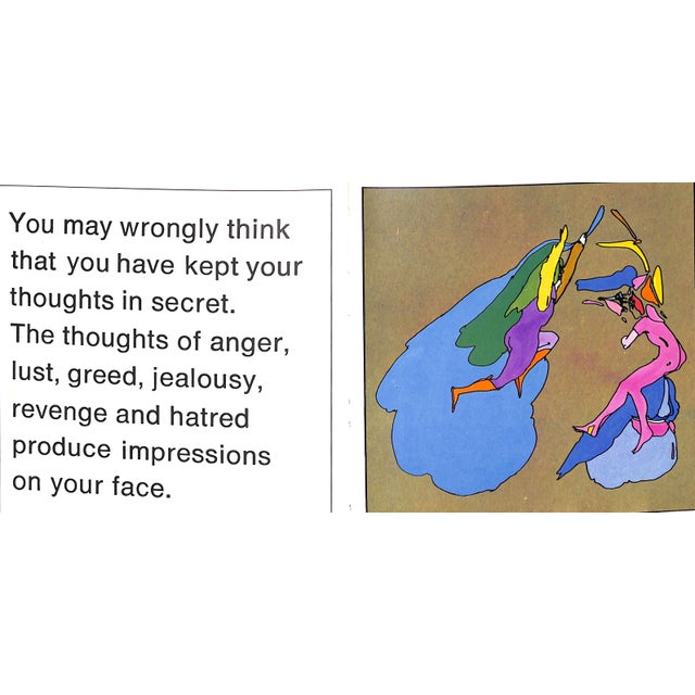 Traditional "Thought, With the Words of Swami Sivananda, Himalayas" 1970 Max, Peter For Sale - Image 3 of 8