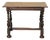 Antique English Solid Oak Barley Twist Side Table | Jacobean Revival Accent Table, Circa 1920s For Sale