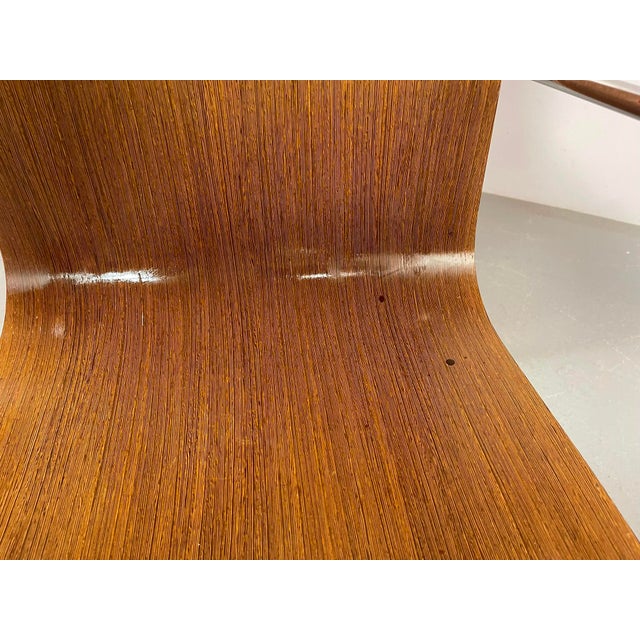 Mid-Century Modern Wengé Dining Chairs attributed to Thonet, Germany, 1990s, Set of 6 For Sale - Image 12 of 18