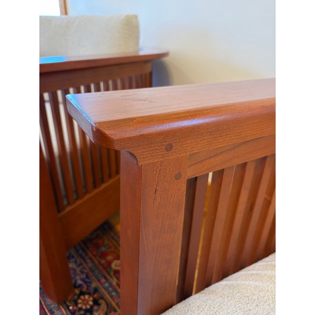 Pair of Stickley Park Slope Chairs For Sale In Boston - Image 6 of 9