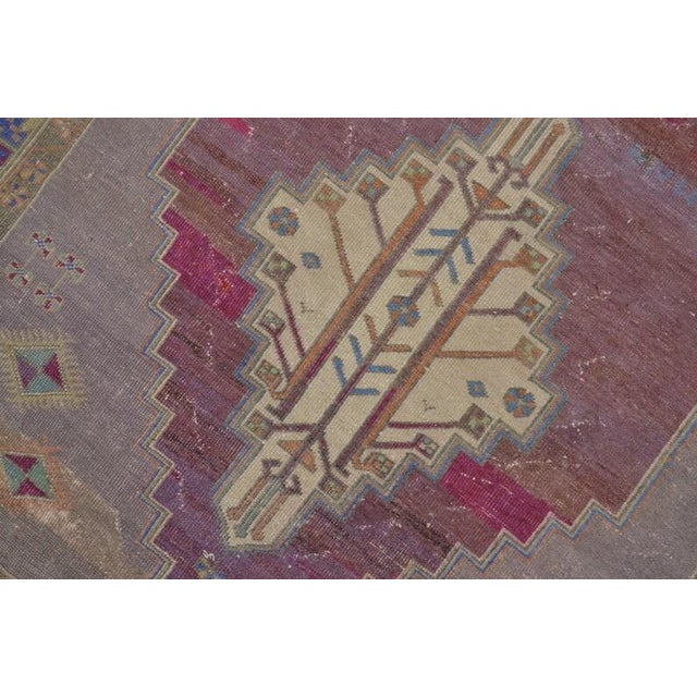 Textile 1960s Home Living Etlectic Rug For Sale - Image 7 of 10