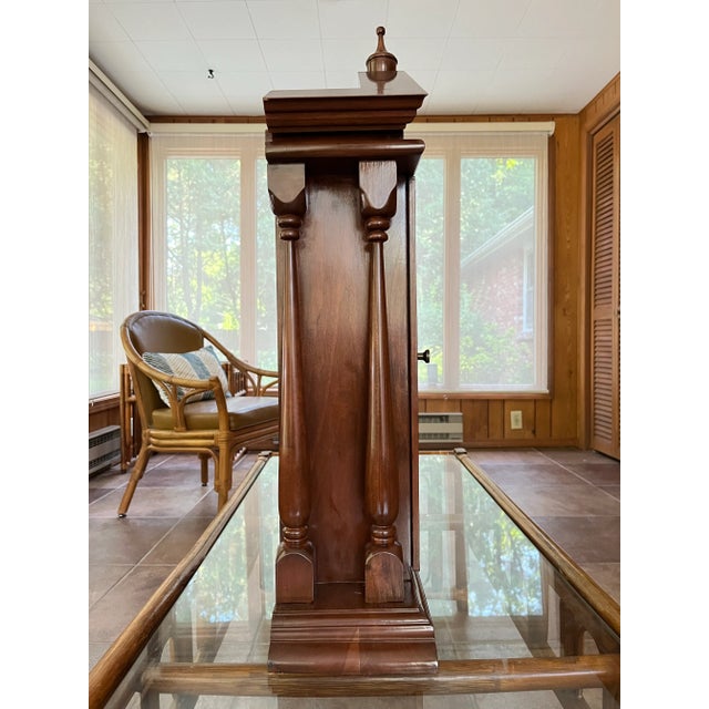 Jauch West Germany Mahogany Mantle Clock- Circa 1970-1980 For Sale - Image 9 of 12