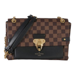 Black Damier Ebene Canvas Vavin PM For Sale