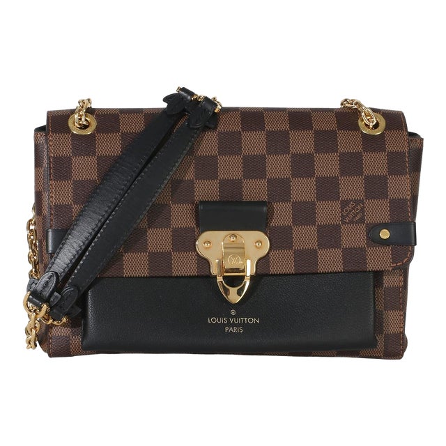 Black Damier Ebene Canvas Vavin PM For Sale