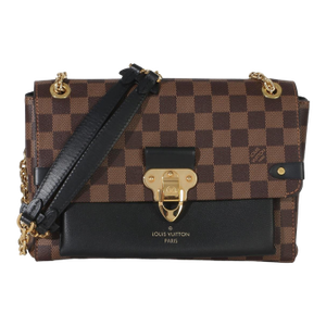 Black Damier Ebene Canvas Vavin PM
