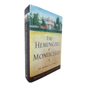 2000s Illustrated Epic Historical Book, Annette Gordon-Reed's the Hemingses of Monticello - an American Family