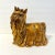 California Pottery Pair of Kay Finch Yorkshire Terrier Gold Leaf Glaze Silky Yorkie Seated Dog Statue California Usa For Sale - Image 4 of 11