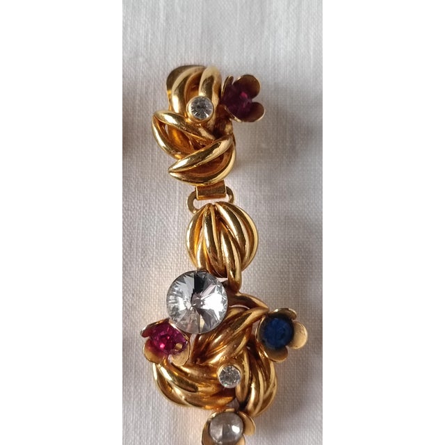 Gold Golden Clip-on Costume Jewelry Earrings, 1980s, Set of 2 For Sale - Image 8 of 10