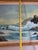 Paint 1950s Robert Wee Signed Large Seascape Oil Painting 41x27 “ For Sale - Image 7 of 9