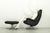 Metal Set of DS231 James Bond High Back Swivel Chair and Ottoman by De Sede, Switzerland, 1960s For Sale - Image 7 of 18