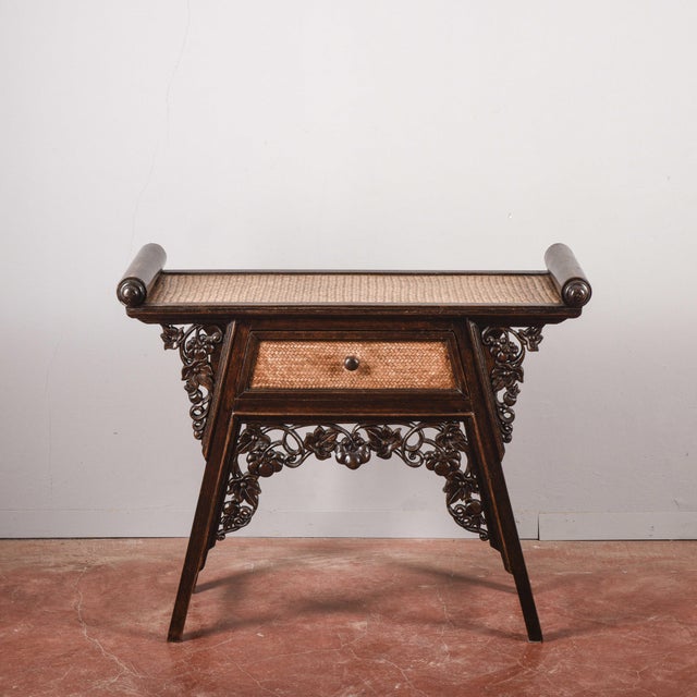 Carved Wood Coffee Table For Sale - Image 9 of 9