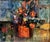 On offer is a mid-century modern, Expressionist floral still life painted in oil on canvas board, signed MacKay and dated...