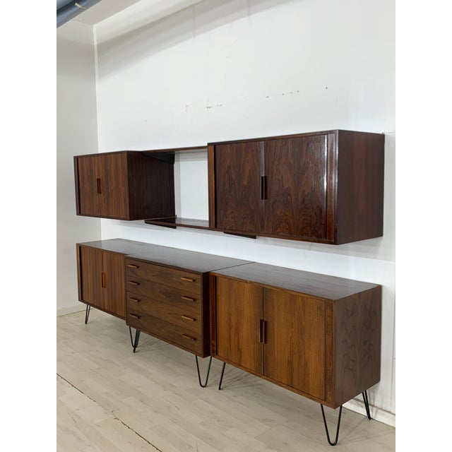 Rosewood Wall Unit by Kai Kristiansen For Sale - Image 4 of 11
