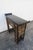 Black Hollywood Regency Asian Distressed Painted Small Narrow Console Entry Table 6150 For Sale - Image 8 of 18