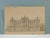 Late 19th century architectural pencil on paper drawing of an ornate palace. Unframed. Age toning, small losses at...