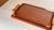 French Wooden Cheese Tray with Glass Plate and Knife Slot, 1970s For Sale - Image 4 of 12