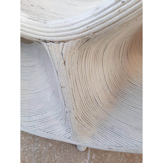 White White Painted Rattan and Bamboo Lounge Chair by Ron Arad, 2006 For Sale - Image 8 of 16