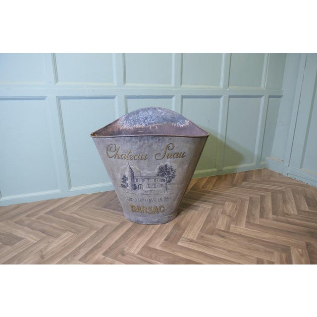 Metal French Vineyard Grape Hod from Chateau Suau, Barsac, 19th Century For Sale - Image 7 of 8