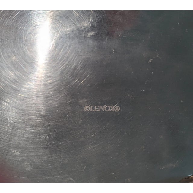 Early 21st Century Early 21st Century Lenox Organics Collection Oval Beaded "Bread Tray" For Sale - Image 5 of 6