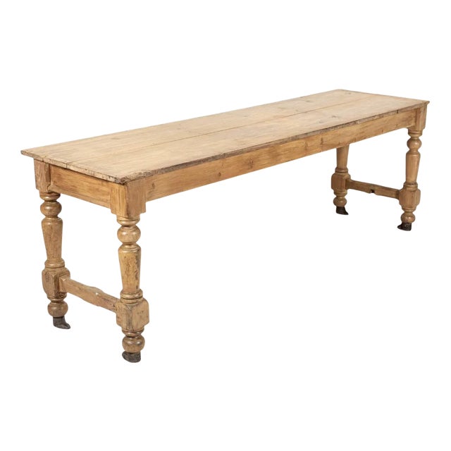 Large 19th Century Welsh Pine Post Office Sorting Table For Sale