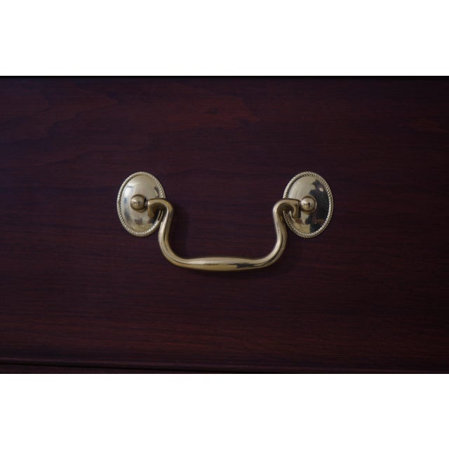 Henkel Harris Cherry 9 Drawer Tall Chest For Sale - Image 11 of 15