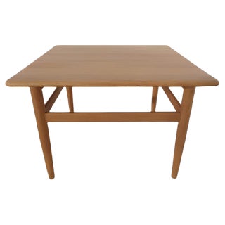 Danish Oak Sofa Table by Niels Bach, 1960s For Sale