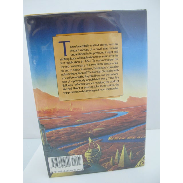 American Ray Bradbury Hand Signed the Martian Chronicles 1990 40th Anniversary Hc Book For Sale - Image 3 of 7