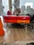Very rare "double-sided" chest of drawers, DF 2000 by Raymond Loewy, with 6 drawers in 3 different colors. 4 drawers in...