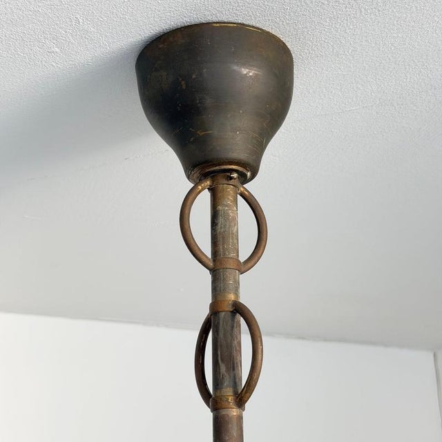 1940s Murano Glass Chandelier attributed to Guglielmo Ulrich for Strada, Italy, 1940s For Sale - Image 5 of 18